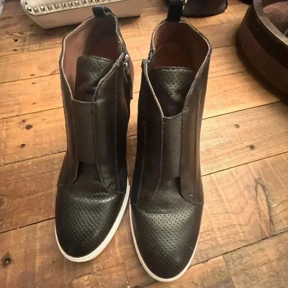 💗 L. Paolo Leather Wedges - Size 7.5M - Picture 4 of 6